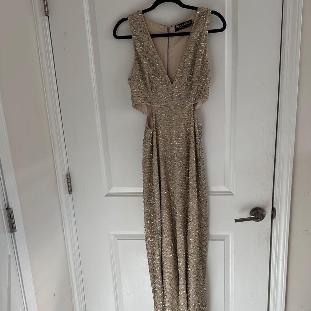 Elegant Sequin Evening Gown